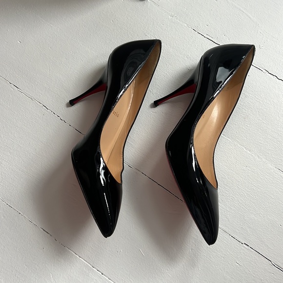 Christian Louboutin size 39 patent black leather - Picture 3 of 6